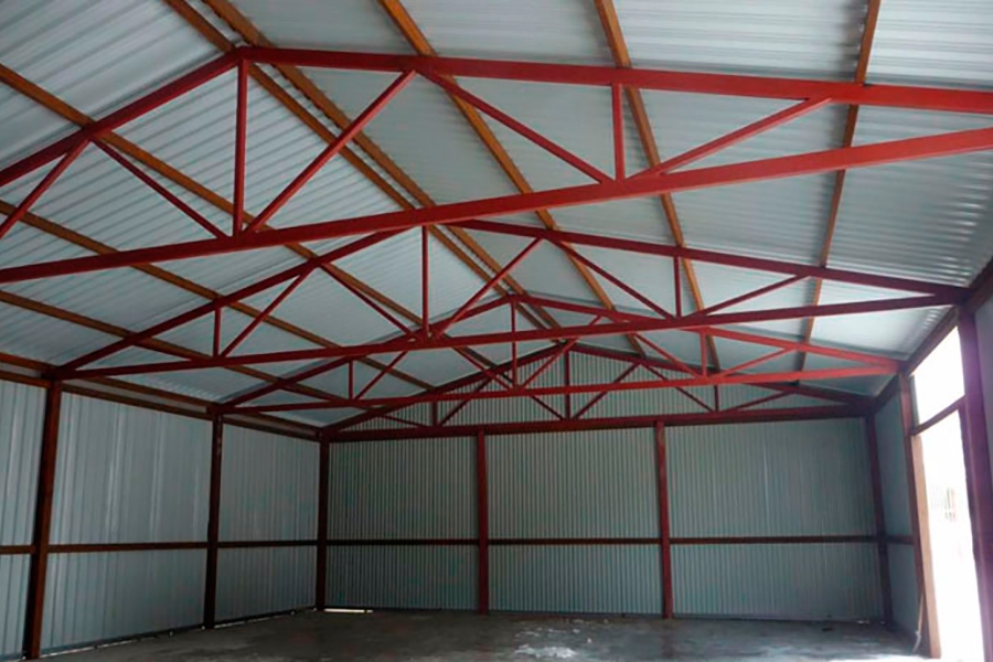 Односкатная крыша для гаража: бетонная конструкция